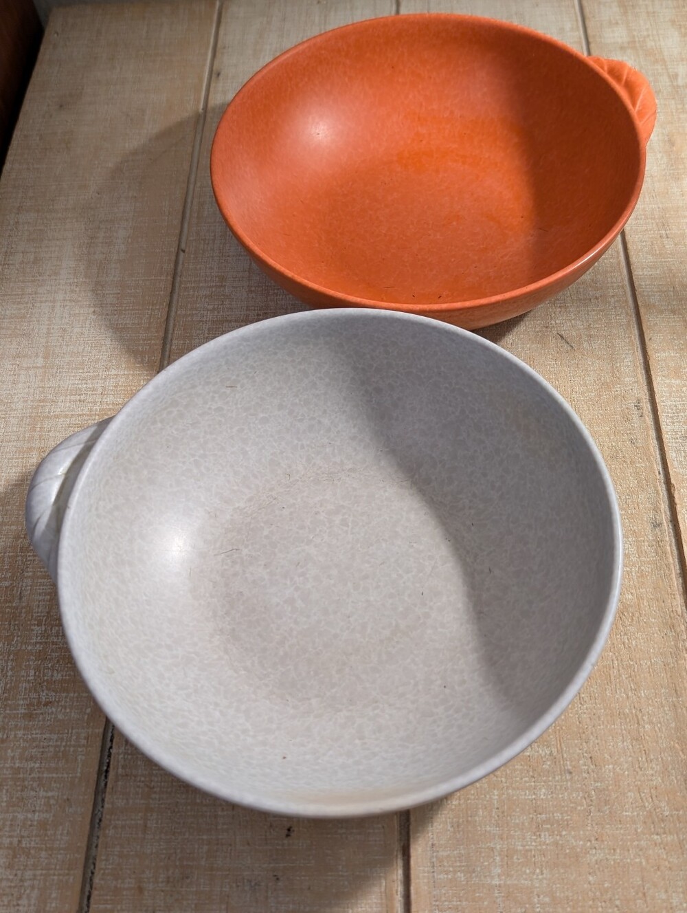Vintage MCM Color-Flyte By Branchell Set Of Two Melamine Bowls